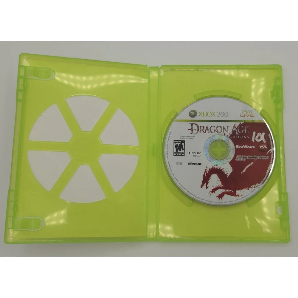 Dragon Age Origins - Xbox 360 - Game & Case - BioWare - EA - Tested